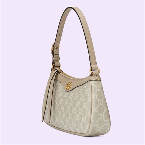 Sac à main ophidia chain Gucci Beige en Serpent d'eau 